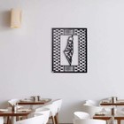 Felastine With Kofiya Frame                    Palestine Wall Art