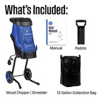 Westinghouse Open Box 1 7 In  15 Amp Electric Wood Chipper And Shredder