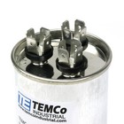 Temco 35 5 Uf mfd 370-440 Vac Volts Round Dual Run Capacitor 50 60 Hz -lot-2