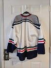 Vtg Bauer Grand Rapids Griffins Ahl Hockey Jersey Xl White Red Blue Made In   