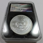 2019 Ngc Ms70 - South Africa 1 Oz Silver Krugerrand 1 Rand Coin  60542a
