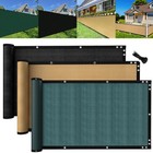 3-8ft Outdoor Privacy Mesh Fence Screen Cover Garden Shade Net Zip-tie Included