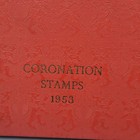 Coronation Of Queen Elizabeth Ii 1953 Commemorative Book With Some Stamps