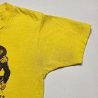 Vintage 80s St Louis Zoo Monkey Graphic T Shirt Yellow Kids 4-6y Souvenir