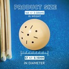 Pro 2-1 4  Regulation Size Black Dots Billiard Practice Training Pool Cue Ball