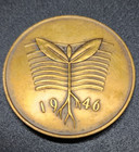 Japanese 1946 Constitution Promulgation Commemorative Medal Bronze Hen W  Chick