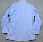 Brooks Brothers Shirt Mens 16 32 Blue Ginghan Soho Fit Non Iron Stretch Dress