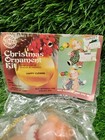 Walco Happy Clowns Makes 2 Vintage Sequin Bead Christmas Ornament Kit 3435 Nos