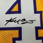 Facsimile Autographed Kobe Bryant  24 Los Angeles Yellow Jersey Men s Xl
