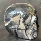 11 9lb Natural Tera-hertz Carved Quartz Crystal Skull Realistic  Crystal Healing