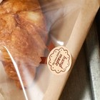 Nanaiche Kraft Bread Bag Bakery Bags With Window Toast 8 3 9 8 Inches  Clear 