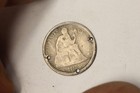 Love Token  1875 Seated Liberty Dime