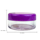 200 Pieces 5 Gram 5ml Plastic Makeup Cosmetic Lotion Cream Sample Jar Containers