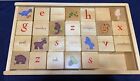 Pottery Barn Kids Alphabet Wood Blocks 26 Pictures Words Letters For Homeschool