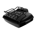 Chopped Pack Trunk Mount Rack Fit For Harley Tour Pak Road Glide 2009-2013 Black