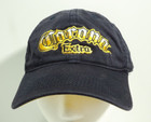 Corona Extra Beer Embroidered Navy Blue   Yellow Adjustable Strapback  Hat Cap