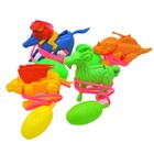 8pcs Air Pressure Woodland Animals Toy Jumping Frogs