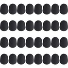 Saxophone Clarinet Mouthpiece Cushion 0 8 Mm Rubber Adhesive Pads 32 Piece Black