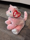 Ty Beanie Baby Retired Carnation The Pink Cat 2002 With Tags