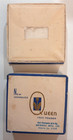 Sealed Queen Face Powder Box Newbro Mfg Co Atlanta Georgia 1930s Antique Vintage