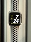 Apple Watch Nike  42mm Silver Aluminium Case With Pure Platinum black Nike Sport