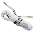 Loop King Laces 1 Pair Off White Style Shoe Laces With Gold Tips