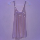 Vintage Pink Lace Babydoll Dress Lingerie Size S