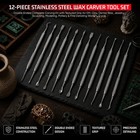 Stainless Steel Wax Carver Tool Set  Double Ended Complete Carving Kit With T   