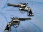 Pair Of Vintage 50   s Hubley Western Toy Cap Guns W holster Belt