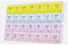 For Vitamins Extra Large Weekly Pill Organizer 2 Times A Day Medicine Cases Boxs