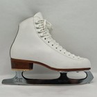 Riedell  usa   Ice Figure Skates Size 5 1 2 W  John Wilson Excel Blades   Covers