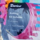 Darice Easy Knitting Round Loom Set 4 Looms 1 Yarn Needle 1 Loom Pick Crafts