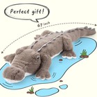 Giant Alligator Stuffed Animal  67inch Soft Large Alligator Plush Toy  Big St   