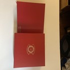 M j  Roop Archivers Red 3 Ring Binder   Slipcase For 1985 Topps Set No Cards