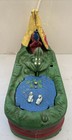 Vintage Cast Iron Mechanical Teepee   Feeding Frog Bank 1960 s Working