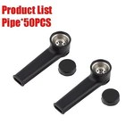 30 40 50pcs Black Multi Quantity Wholesale Pipe Silicone Portable Handheld Pipe