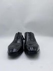 Bally Black Leather Cap-toe Lace Up Oxford Shoe Size 9 5d
