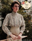 1908 Vintage Sewing Pattern 1900s Ladies  Shirt Waist Blouse 42  Bust  3117