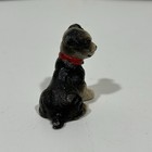 Vtg Cast Iron Miniature Dog Hubley Boston Terrier Card Holder Paper Weight 1 5   