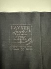 Vintage Kayser  Black Seamed Mesh Stockings  2 Pairs
