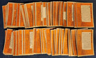 1956 Topps Davy Crockett Lot Of 121 Orange   Green Back Cards Low-mid Grade