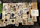         Massive Vintage Rubber Stamp Lot     220  Stamps And More