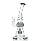 10inch Hookah Heavy Duty Glass Bong Water Pipes Smoking Perc Bongs W 14mm Bowl
