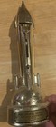Vintage Mechanical Action Rocket Ship Coin Bank