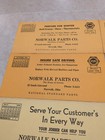 Vintage Ink Blotter Advertising Ohio Norwalk Parts Company 8 Different Car Auto