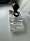 Antique Glass Ink Well Pen Holder 2oz  4 5   x 3    Good Org 