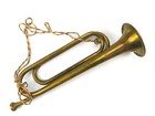 Vintage Antique Old Us Rexcraft Military Brass Bugle 