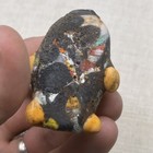 Rare Ancient Phoenician Colorful Mosaic Glass Face Head Motif Bead Amulet 