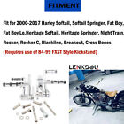 Chrome Billet Forward Controls Foot Pegs For Harley Softail Fxst Heritage Flstc