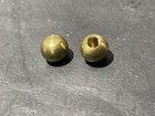 Vintage Solid Brass 3 8 Diameter Ball With 10 32 Thread Unfinished Lot Of 12